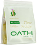 Oath Nutrition Clear Whey Isolate Protein Powder Brazilian Limeade 20g Complete Protein per Serving No Added Sugar Grass-Fed 18 Servings