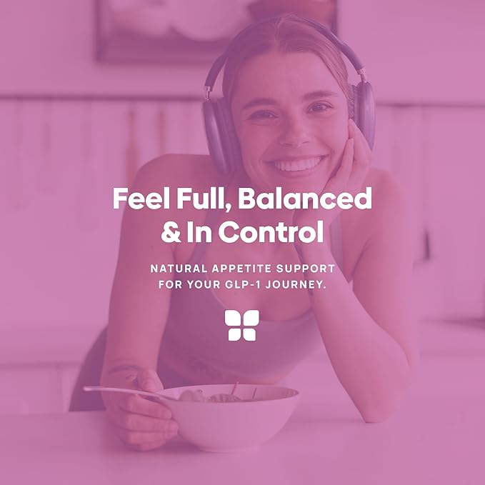 GLP-1 Probiotic | Akkermansia GLP-1 Supplement Fiber GLP 1 Booster | Probiotic and Fiber Support with Inulin Psyllium PHGG and Soothing Ginger Extract - Berry Citrus 30 Ct.