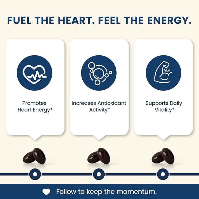 CoQ10 600mg SoftgelsUbiquinol Q10 Coenzyme SupplementCoq 10 600mg Vitamins Maximum AbsorptionAntioxidant Support for Heart Health &amp Energy