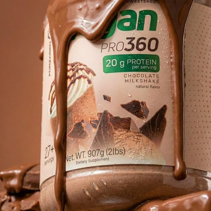Forzagen Vegan Protein 360 2 Lbs 27 Servings Plant Based Protein Extracted from Quinoa Brown Rice and Pea Isolate Protein Dairy Soy and Gluten Free Nom GMO (Chocolate Milkshake)