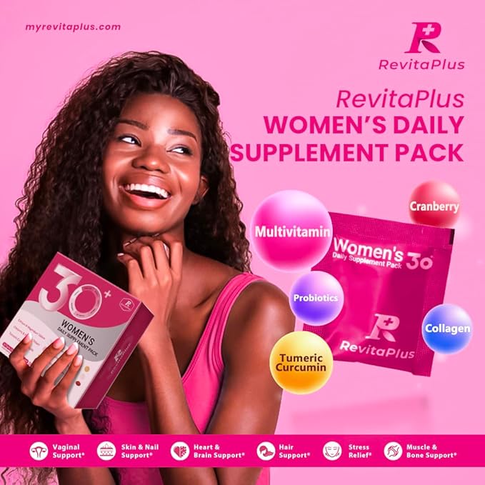 Multivitamin for Women with Vitamin ABCD3EK2Biotin CollagenKrill OilCranberries Supports EnergyWellnessBeauty and Immune - Vitamin Packs for Women Health 2 PCS-60 Packs