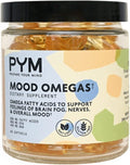 Omega-3 Supplement by PYM for Mood and Emotional Support (60 Count) | Omega-3 Fatty Acids DHA EPA &amp Vitamin E | Non-GMO Gluten-Free No Added Sugar