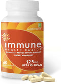 Ultra Strength Immunity - Clinically Proven Immune Support - Wellmune Highly Purified Beta Glucan - Gluten-Free Non-allergenic Non-GMO and Vegan Capsules - 60 Capsules 125 mg