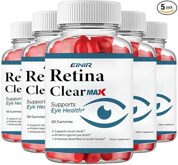 (5 Pack) Retina Clear Max Gummies