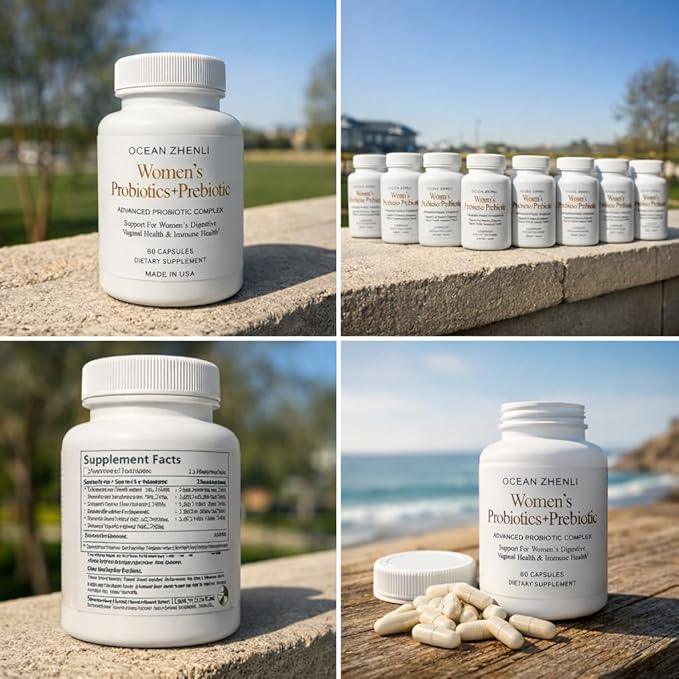 Women’s Probiotics + Prebiotic Supplement – 60 Capsules