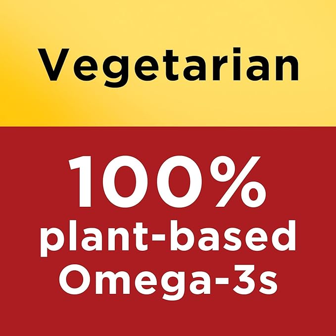 Nature Made Algae Oil Omega 3 Supplement 540mg Omega 3 Fish Oil Alternative 70 Veggie Softgels Sustainable Plant-Based for Healthy Heart Brain and Eye Support 70 Softgels(Pack of 2)