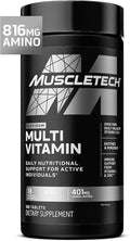 MuscleTech Platinum Multivitamins for Men &amp Women - Multi-Vitamin Supplement for Immune Support - 18 Vitamins &amp Minerals Vitamin A C D E B6 B12 - Daily Workout Supplements for Men - 180 Capsu