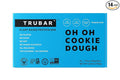 TRUBAR Vegan Protein Bar Oh Oh Cookie Dough Gluten Free Plant Based Protein Dairy Free Non GMO Soy Free No Sugar Alcohols 12G Protein 13G Fiber 23G Carb Healthy on the Go Snack Bars 14 CT