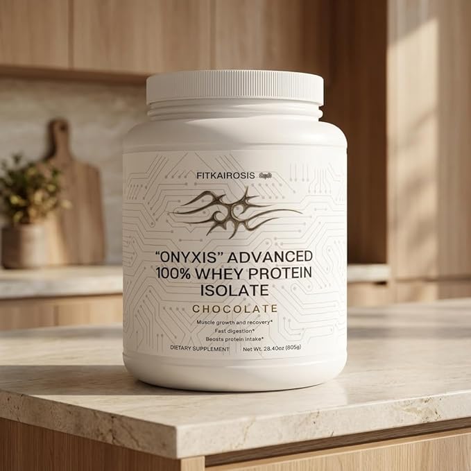 ONYXIS Advanced 100% Whey Protein Isolate – Rich Chocolate | 22g Fast-Absorbing Protein | Supports Muscle Recovery Lean Growth MCT Oil Digestive Support | Low Carb | 28.4oz (805g)