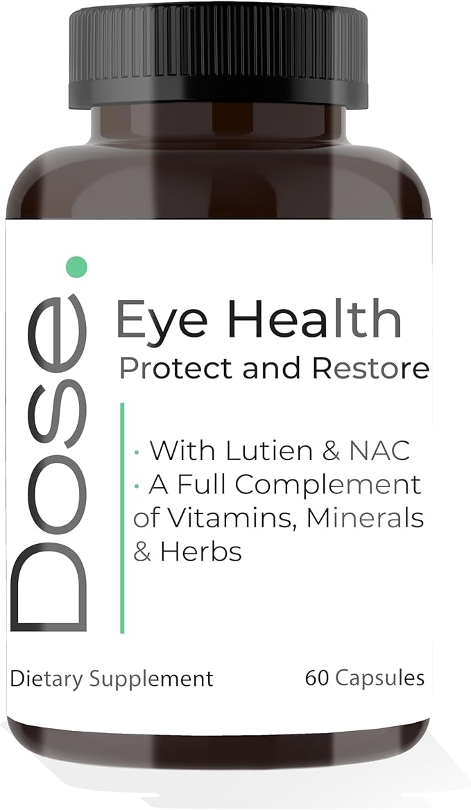DOSE Eye Health Multivitamin for Daily Wellness - Supports Energy Immunity and Overall Health
