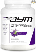 ISO JYM 20 Servings - Grape &amp Bombsicle Clear Whey Protein Isolate Bundle