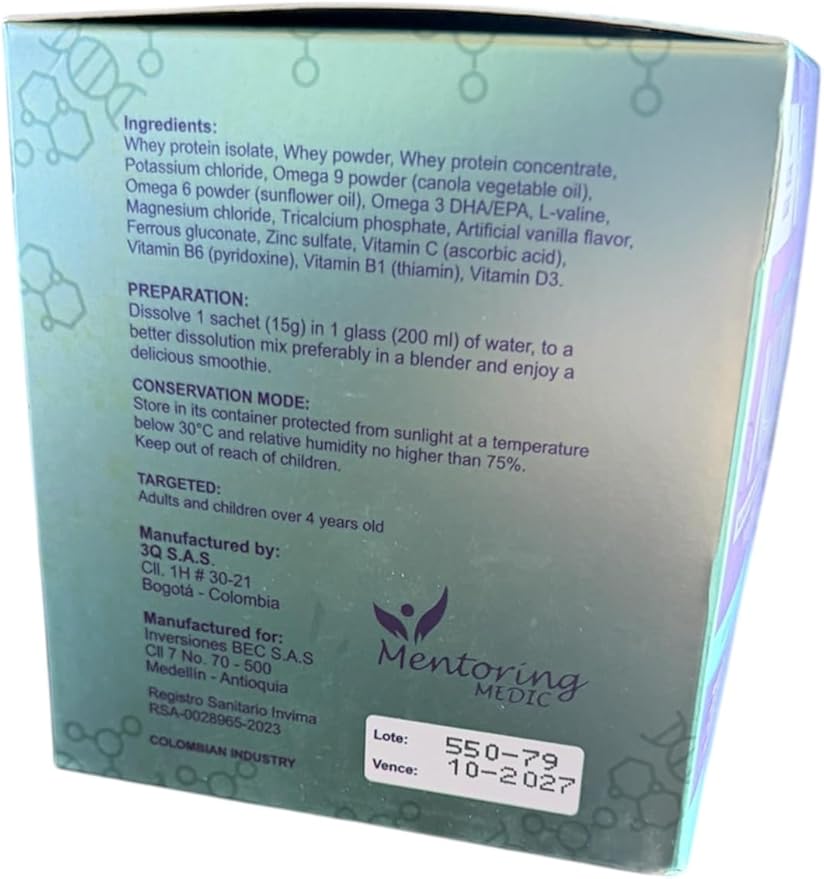 NER+ Protein Post-Surgery Recovery Protein Supplement with Omega 3-6-9 Vitamins and Minerals