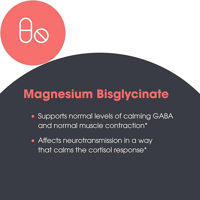 MethylPro Magnesium Glycinate - Magnesium Supplements with 125mg of Magnesium Bisglycinate per Capsule - Support Deep Rest and Healthy Methylation - Pairs Well with L-Methylfolate (90 Capsules)