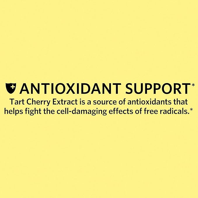 Spring Valley Tart Cherry Extract Antioxidant Support Dietary Supplement Vegetarian Capsules 1200 mg 90 Count (Pack of 1) - Set by Basket Goods
