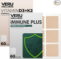 Veru Wellness Bariatric Immune D3/K2 - Post Bariatric Gastric Bypass and Sleeve Gastrectomy - Non Ingest Patch (60 Days)