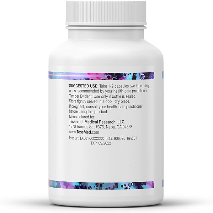 Tesseract Medical Research QuerciSorb SR Immune Support Supplement Sustained Release Quercetin Supports Immune Function and Overall Health Hypoallergenic. 400 mg 90 Capsules