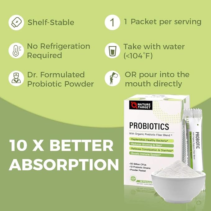 NATURE TARGET Probiotics for Men/Women/Kids/Family