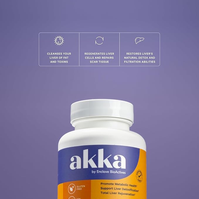 AKKA 4 Pack Premium Liver Cleanse Detox &amp Repair Superbiotic - Supports Liver Health &amp Function Boosts Energy Digestion &amp Metabolism with Bioavailable Pasteurized Akkermansia Non-GMO G