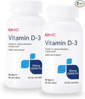 GNC Vitamin D-3 2000 IU - Twin Pack