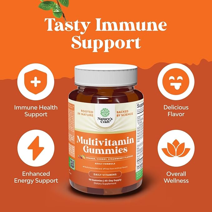 Multivitamin Gummies for Adults - Halal Multivitamin Gummy with B12 Biotin - Gelatin-Free Gummy Multivitamins for Men &amp Women - Vitamin Gummies with Zinc &amp Vitamin D - Non-GMO Gluten-Free - 90