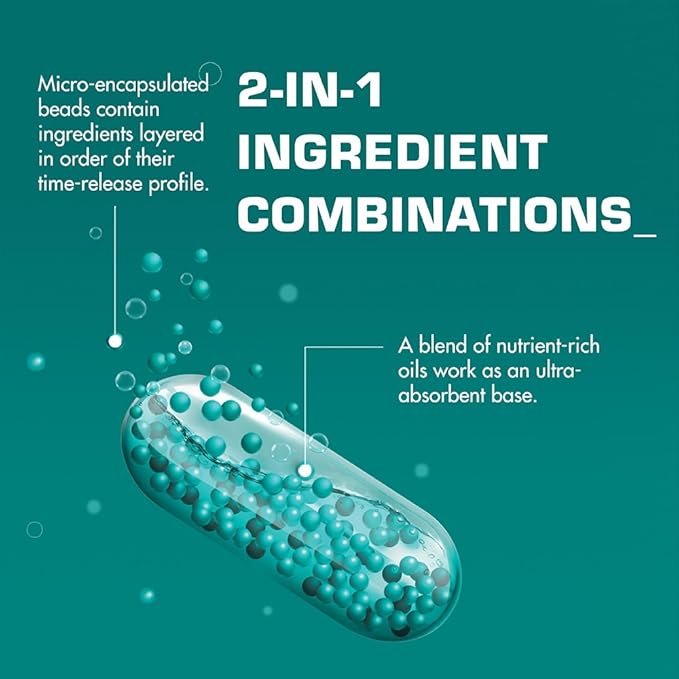 ORB Men’S MULTIVITAMIN + Fish Oil – A Complete Multi + Fish Oil |Heart Health Support Antioxidant Support Supports a Positive Mood 21 Essential Vitamins – 60 Count