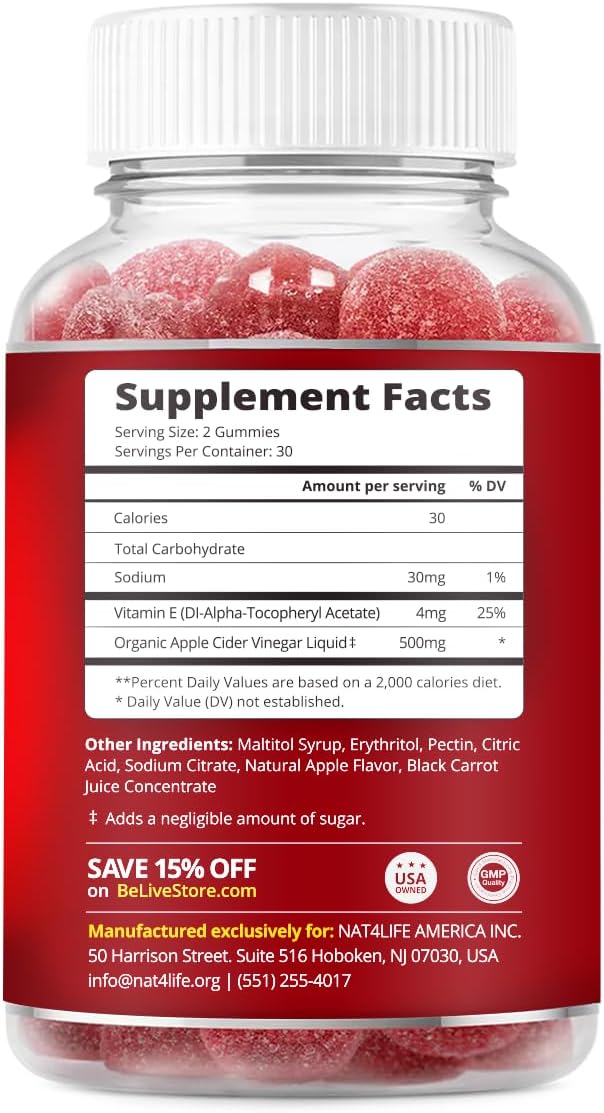 BeLive Digestion Bundle Fiber and Apple Cider Vinegar for Digestive Support and Overall Gut Health