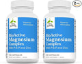 Terry Naturally BioActive Magnesium Complex - Bone &amp Heart Health Support - Supplement with Vitamin B6 Zinc &amp Magnesium - Pyridoxal-5-Phosphate Vegan Capsule Supplement - 120 Capsules (Pack o