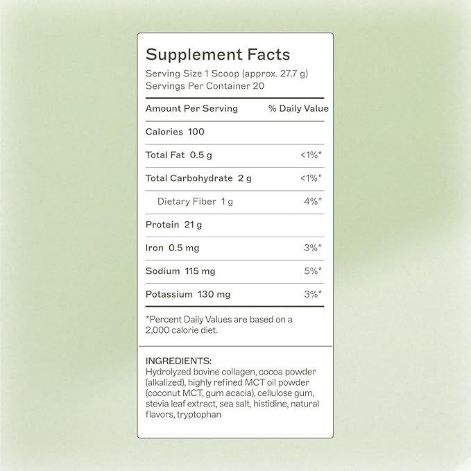 Amy Myers MD Paleo Protein Powder - Mocha Latte 20 Servings - Collagen-Based Gut Function Support - Gluten-Free &amp Non-Dairy Protein Supplement