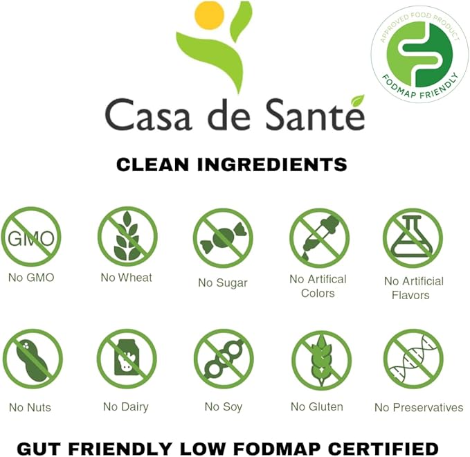 Casa de Sante Advanced Whey Protein Vanilla - GLP-1 Support | Low FODMAP Gut Friendly 25g Protein with ProHydrolase Enzymes Whey Isolate Powder | MD PhD Formulated -13 oz