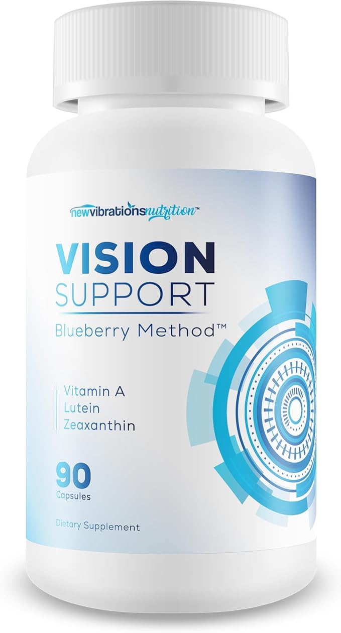Vision Support Blueberry Method - Our Best Eye Vision Supplement - Lutein Zeaxanthin &amp Vitamin A Supplement For Eyes - Healthy Eyes Vitamins Lutein And Zeaxanthin Berry Trick - Operation Clearview