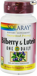 Solaray Bilberry &amp Lutein 30 capsules