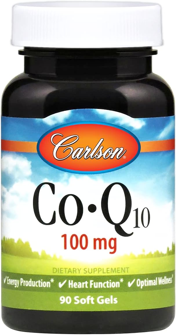 Carlson - Co-Q10 100 mg Energy Production &amp Heart Function 90 Softgels