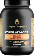 Conquistador Whey Protein Natural Salted Caramel 2lb