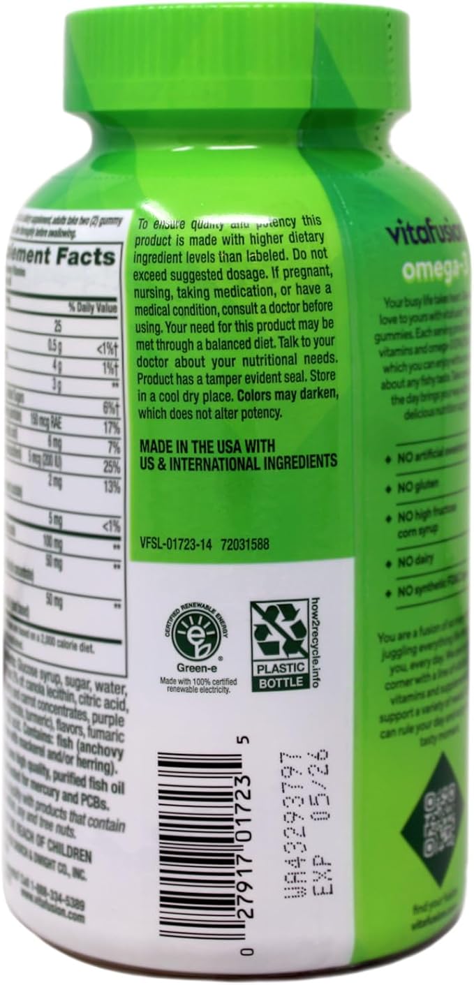 Vitafusion Omega-3 Gummies 240 Count
