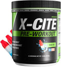 X-CITE Pre-Workout by ATHLEAN-X - Enhanced Formula with Beta-Alanine Creatine &amp Caffeine for Ultimate Energy Endurance Focus &amp Muscle Pump NSF Certified for Sports (Rocket Pop)