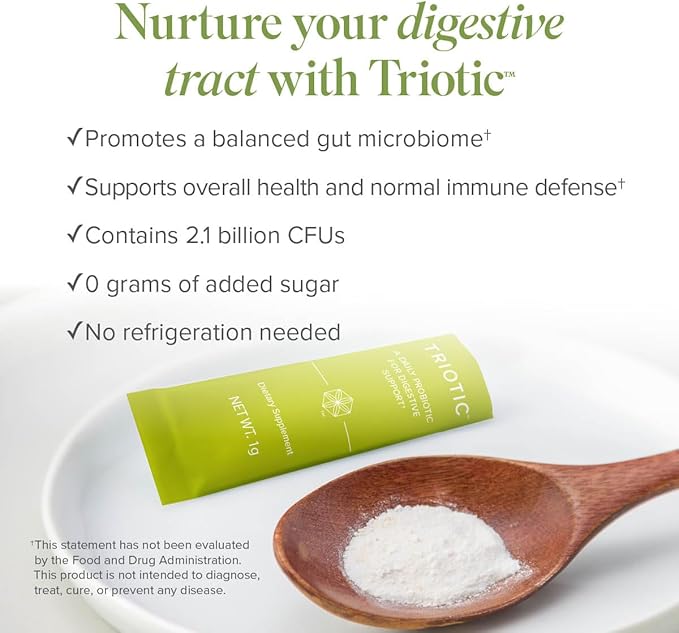 Isagenix Triotic Daily Probiotic that Helps Promote a Balanced Gut Microbiome - 0.035 oz Packets - 30 Servings