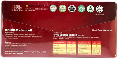 30 Pack Phytoscience Double StemCell Phyto Cell Tec Anti Aging Formula Swiss Quality Formula Rejuvenate Antioxidant Expiry 2020 Free Express Shipping