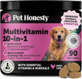 10-in-1 Dog Multivitamin Supplement with Glucosamine &amp Probiotics - Hip &amp Joint Support Digestive Health Immune Support Heart &amp Skin - All-in-One Daily Vitamins &amp Omega-3s for Dogs