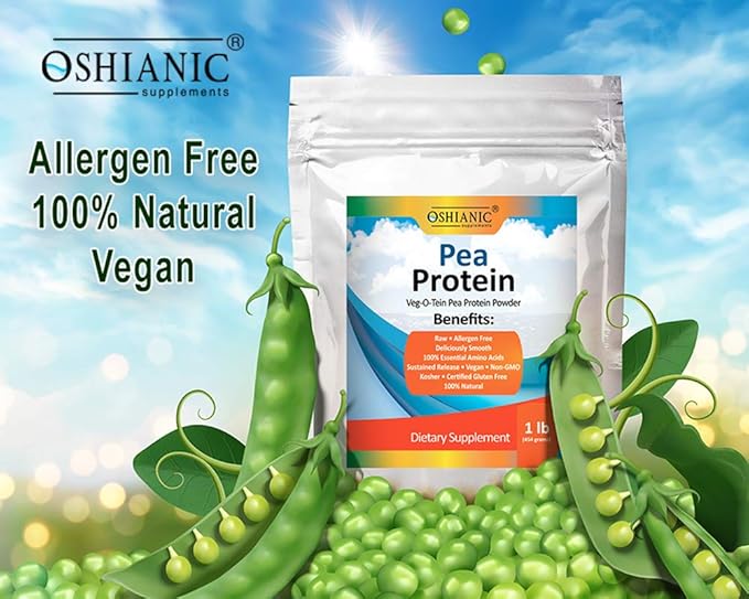Pea Protein 1lbs | Kosher| Vegan| Easily digestible| Vegetarian Protein Source