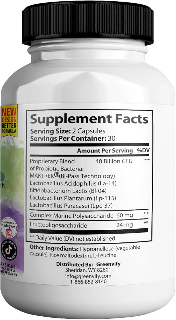 Ultra Healthy Teeth Max Probiotic Supplement 40 Billion CFU 60 Capsules Advanced Oral Health (1)