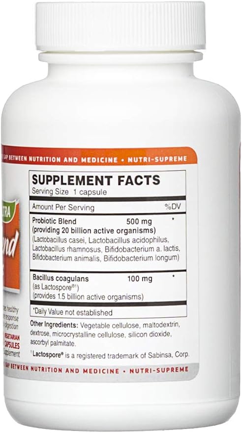 Ultra Probiotic Blend 60 Vegetarian Capsules - Certified Kosher