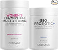 Codeage Daily Immune System Support Multivitamin for Women + Probiotics Bundle