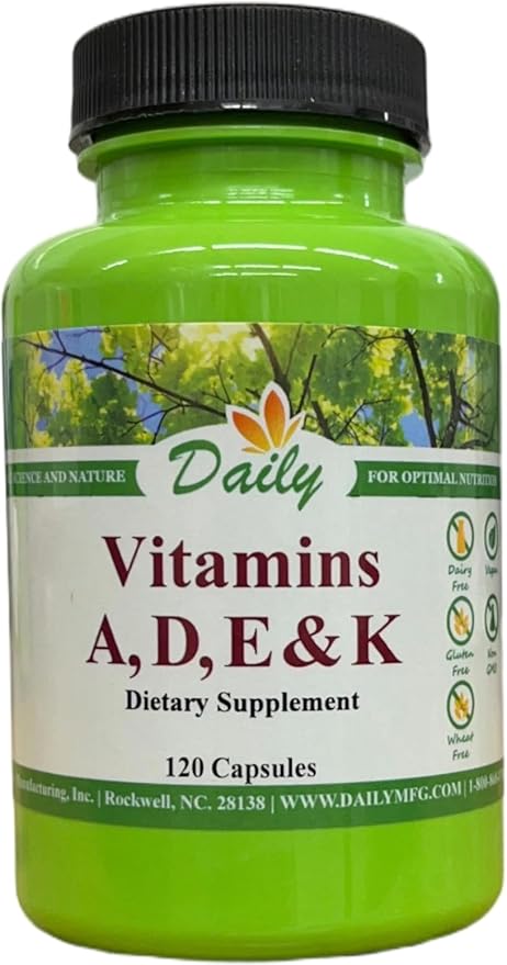 Daily Manufacturing Vitamins ADE &amp K