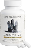 Magnesium Complex Supplement - 5 Forms Citrate Glycinate Malate Oxide Aquamin - Multi Magnesium Blend - High Absorption Chelated - Essential Mineral - Non-GMO Gluten-Free - 60 Capsules