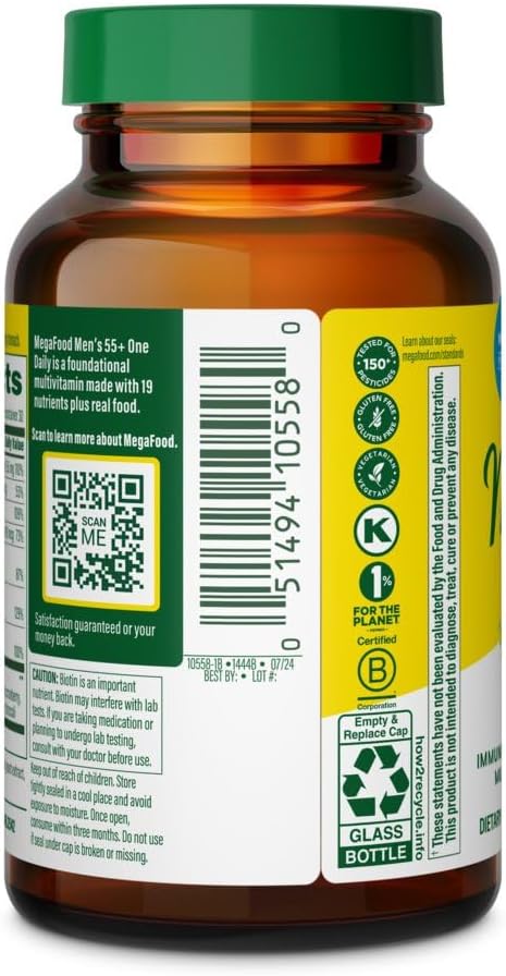 Megafood Men's 55+ One Daily Multivitamin 30 Ct