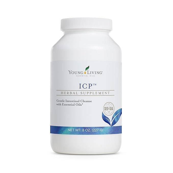 Young Living ICP 8oz. - Premium Essential Oils Nutrient Absorption Support Powder - Psyllium Fiber Supplement with Natural Soluble and Insoluble Fiber Blend