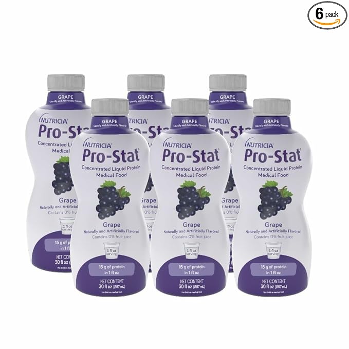 Pro-Stat Concentrated Liquid Protein Medical Food - Grape 30 Fl Oz Bottle (Case of 6)