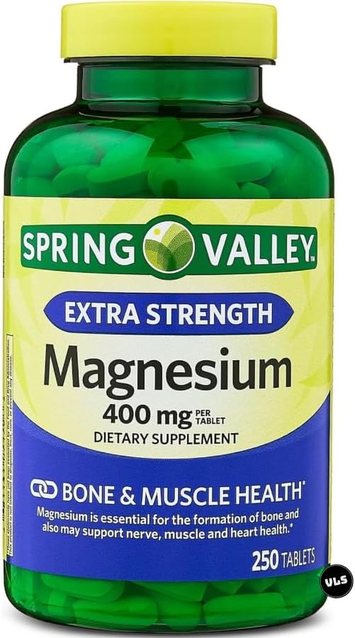 Magnesium 400 Mg 250 Tablets Pack of 1 +Vls Sticker