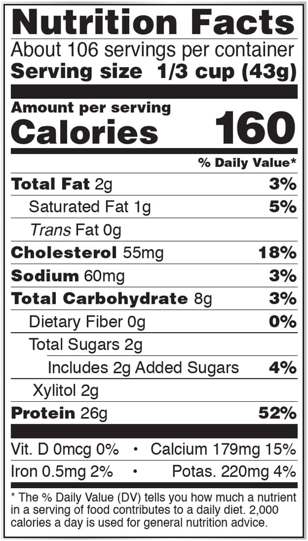 NOW Foods Sports Nutrition Whey Protein 26 G With BCAAs Creamy Vanilla Powder 10-Pound