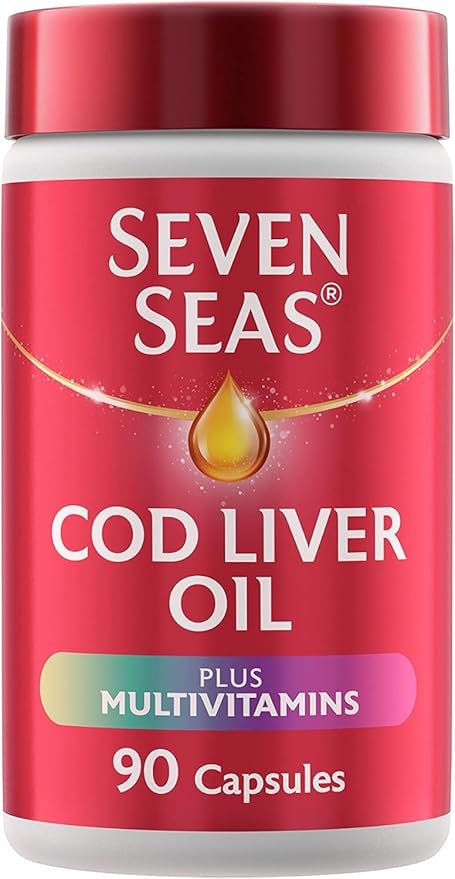 Seven Seas Pure CLO &amp Multivitamin | 90's | 4 Pack Bundle